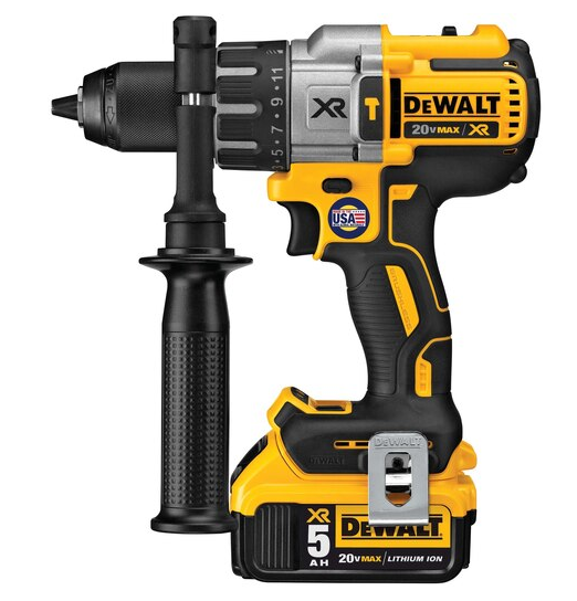 Dewalt DCD996P2 20V MAX* XR® Brushless Cordless 3-Speed 1/2 in. Hammer Drill/Driver Kit (5.0 Ah) - NYDIRECT
