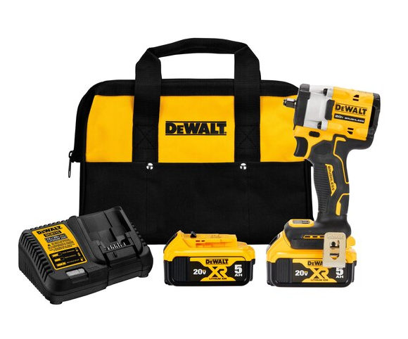 Dewalt DCF923P2 ATOMIC 20V MAX* 3/8 in Cordless Impact Wrench With Hog Ring Anvil Kit - NYDIRECT