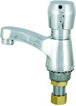 Chicago Faucets 333-665PSHABCP Deck-mounted metering sink faucet, - NYDIRECT