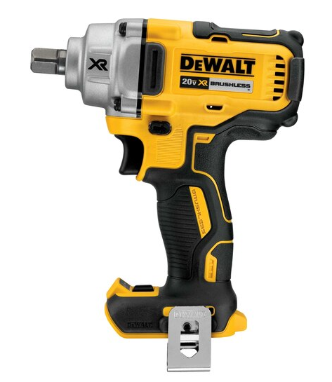 Dewalt DCF894B 20V MAX* XR® 1/2 in. Mid-Range Cordless Impact Wrench with Detent Pin Anvil (Tool Only) - NYDIRECT