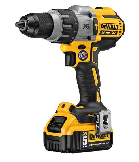 Dewalt DCD996P2 20V MAX* XR® Brushless Cordless 3-Speed 1/2 in. Hammer Drill/Driver Kit (5.0 Ah) - NYDIRECT