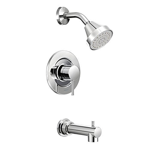 Moen T2193 Align Posi-Temp Pressure Balancing Modern Tub and Shower Trim Kit Valve Required, Chrome - NYDIRECT