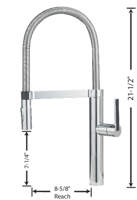 Blanco Culina Pull-Down Kitchen Faucet - NYDIRECT