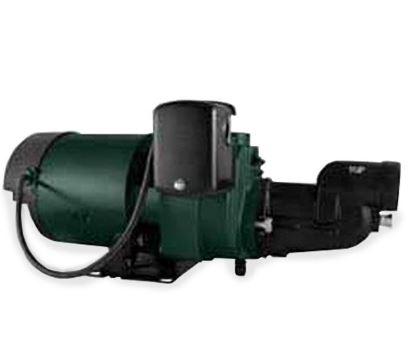 Zoeller 1/2 HP 460-0006 Cast Iron Convertible Jet Pump With Power Plus 56 Frame Motor - NYDIRECT