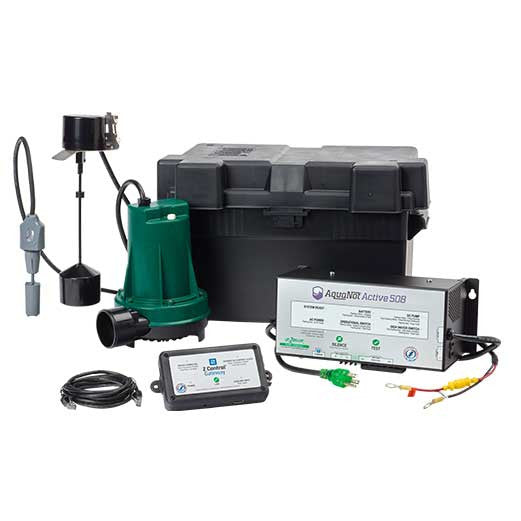 Zoeller 508-0008 Pro-Pak 508 Battery Back-Up Sump Pump w/WIFI Monitoring - NYDIRECT