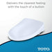 TOTO S550E SW3056 WASHLET® Elongated Bidet Toilet Seat with EWATER+ and Auto Open and Close Contemporary Lid - NYDIRECT