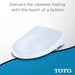 TOTO S550E SW3046 WASHLET® Elongated Bidet Toilet Seat with EWATER+ With Contemporary Lid - NYDIRECT
