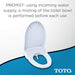 TOTO S550E SW3056 WASHLET® Elongated Bidet Toilet Seat with EWATER+ and Auto Open and Close Contemporary Lid - NYDIRECT