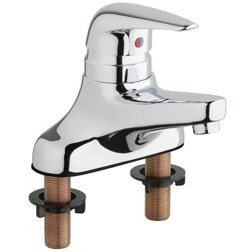 Chicago Faucets 420-ABCP Deck-mounted manual sink faucet with 4" centers - NYDIRECT
