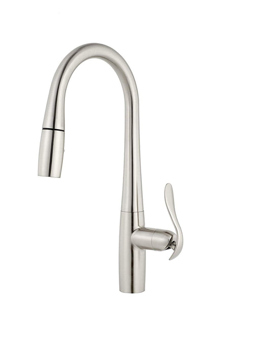 Danze Selene Single Handle Pull-Down Kitchen Faucet with SnapBack Retraction - NYDIRECT