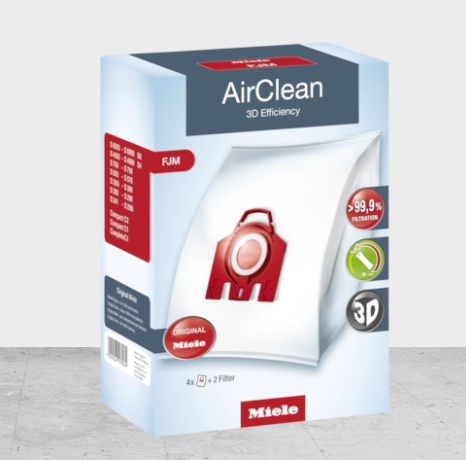 Miele 10123210 AirClean 3D Efficiency Dust Bag, Type GN (1 Box)