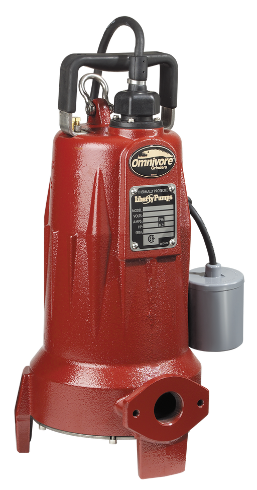 Liberty LSG202A LSG-Series Omnivore® 2HP Grinder Pump w/ Float - NYDIRECT