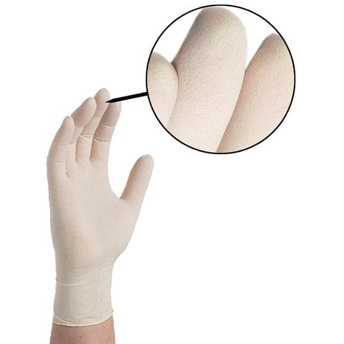 AMMEX® Gloveworks®Ivory Latex Industrial Powdered Disposable Gloves - NYDIRECT
