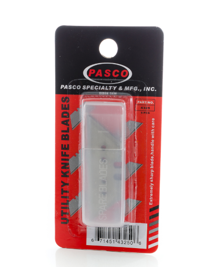 Pasco 4325 Utility Knife Blades, 5-Pack - NYDIRECT