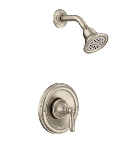 Moen T2152 Brantford Positemp Pressure Balance Shower Trim, Valve Required - NYDIRECT