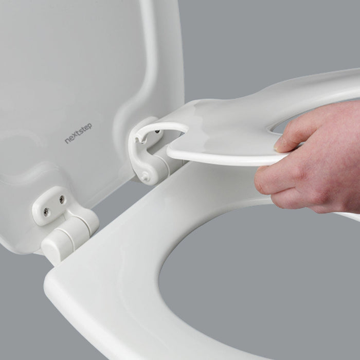 BEMIS 485E4 NextStep2® Child/Adult Round Toilet Seat - NYDIRECT