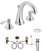 Moen T6125-9000 Kingsley Widespread Bathroom Faucet with Valve - NYDIRECT