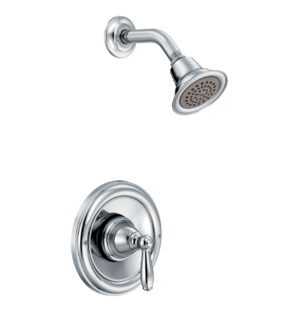 Moen T2152 Brantford Positemp Pressure Balance Shower Trim, Valve Required - NYDIRECT