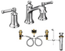 Moen T6805-9000 Dartmoor Widespread Bathroom Faucet with Valve - NYDIRECT