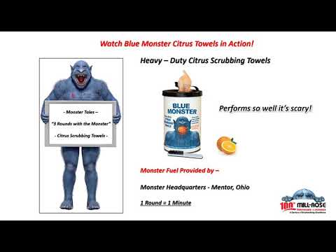 Blue Monster Scrubbing Towels - NYDIRECT