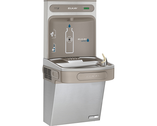 Elkay EZSG8WSSK EZH2O Bottle Filling Station & Single ADA Cooler, High Efficiency Non-Filtered 8 GPH Stainless - NYDIRECT