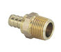 Viega PureFlow Zero Lead Brass Crimp Adapter x Male Pipe Thread - NYDIRECT