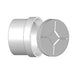 P8508 8" Sched 35 Cleanout Adapter with Threaded Flush Plug - NYDIRECT